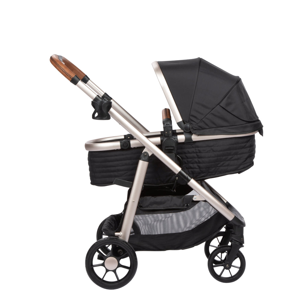 6-In-1 Modular Travel System, Black & Gold, Infant & Toddler, Unisex