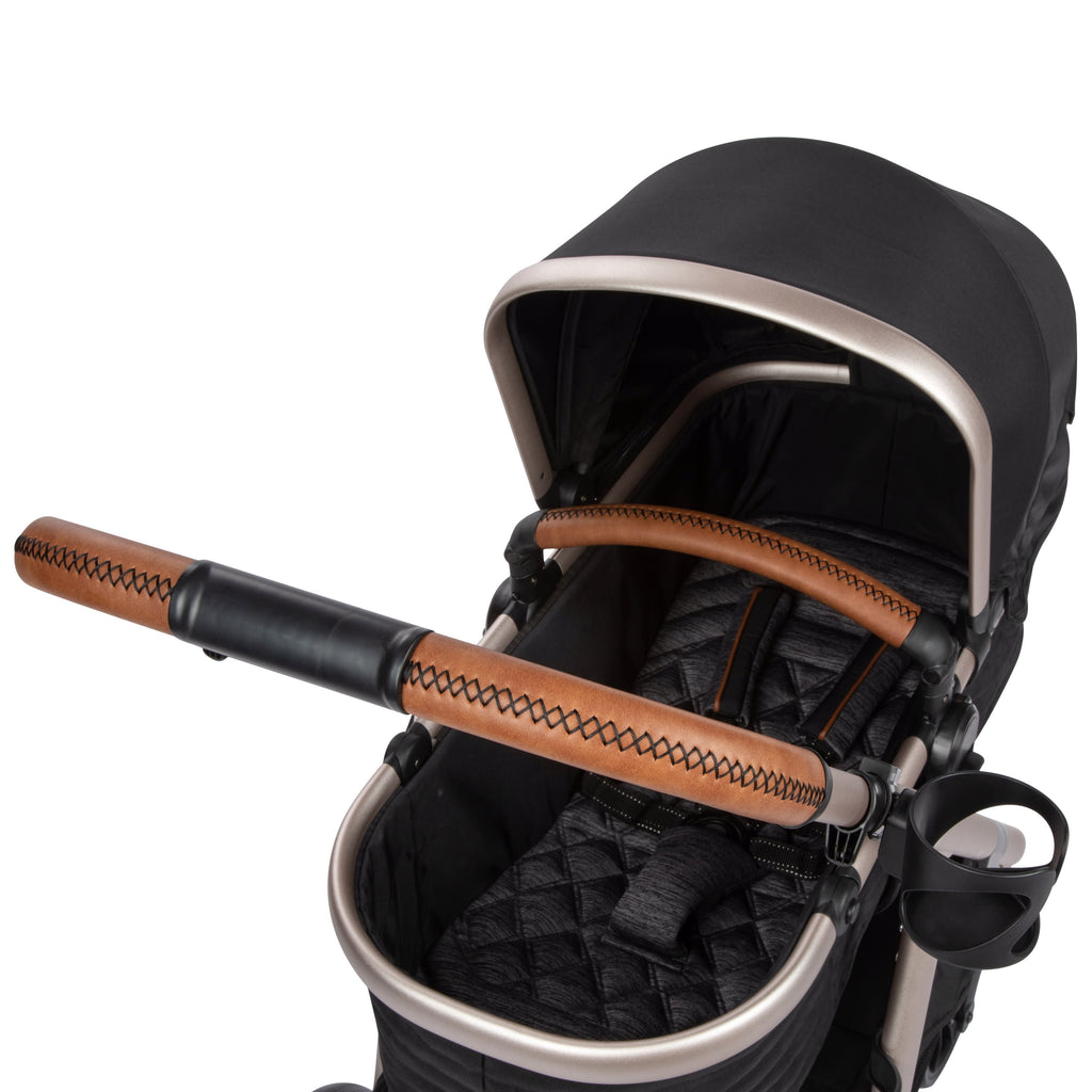 6-In-1 Modular Travel System, Black & Gold, Infant & Toddler, Unisex