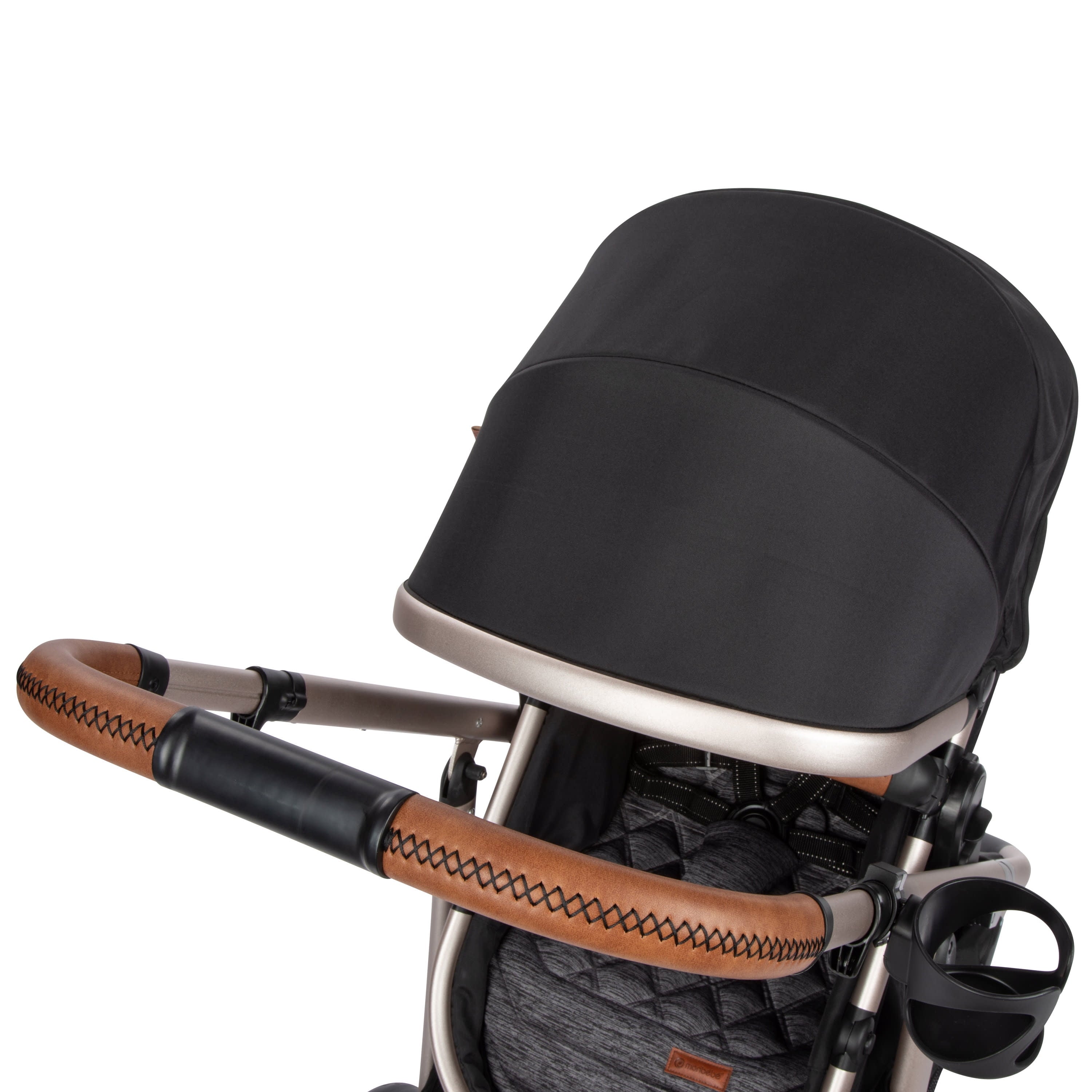 6-In-1 Modular Travel System, Black & Gold, Infant & Toddler, Unisex