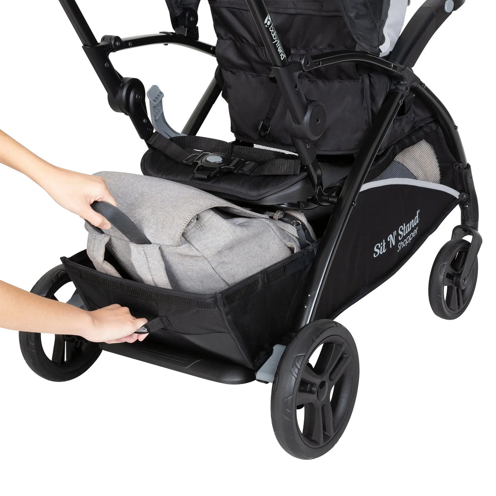 Sit N Stand® 5-In-1 Shopper Travel System - Moondust - Gray
