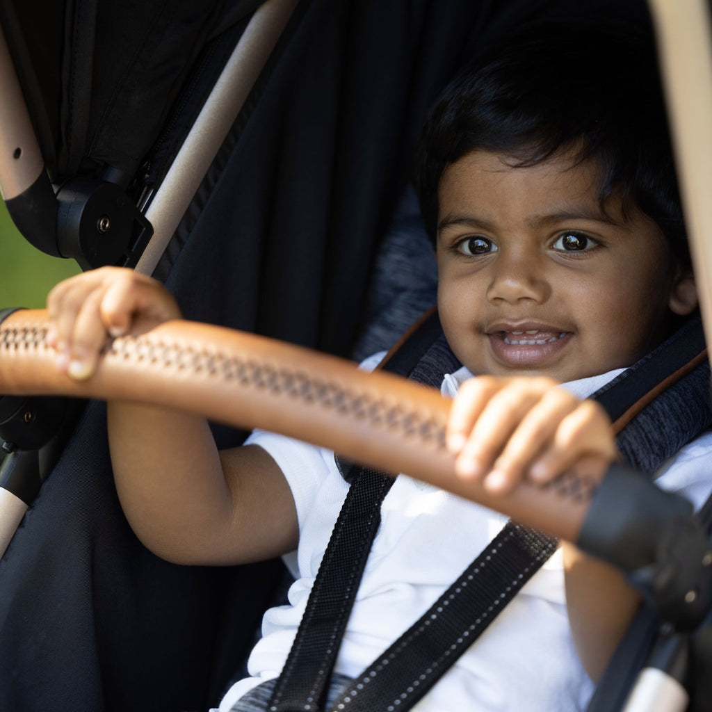 6-In-1 Modular Travel System, Black & Gold, Infant & Toddler, Unisex