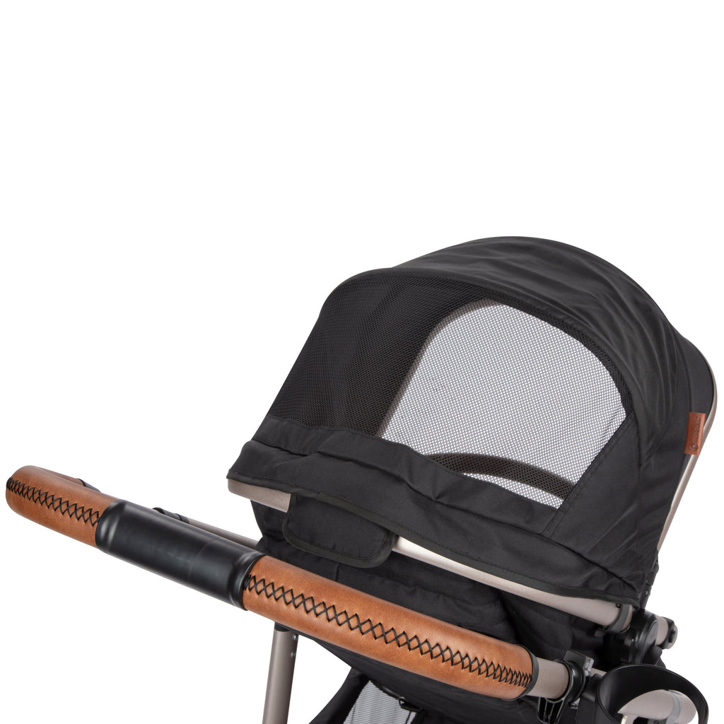 6-In-1 Modular Travel System, Black & Gold, Infant & Toddler, Unisex