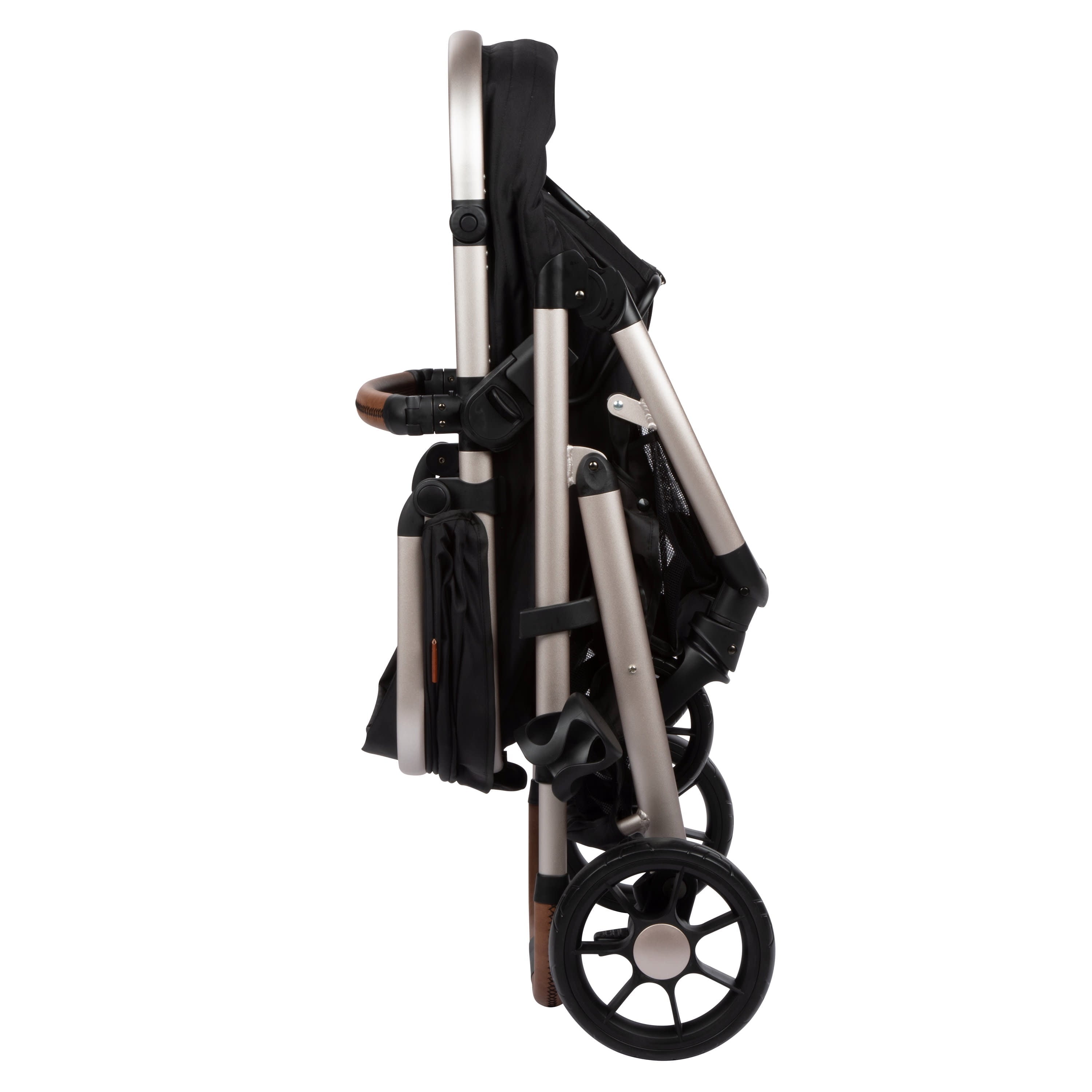 6-In-1 Modular Travel System, Black & Gold, Infant & Toddler, Unisex