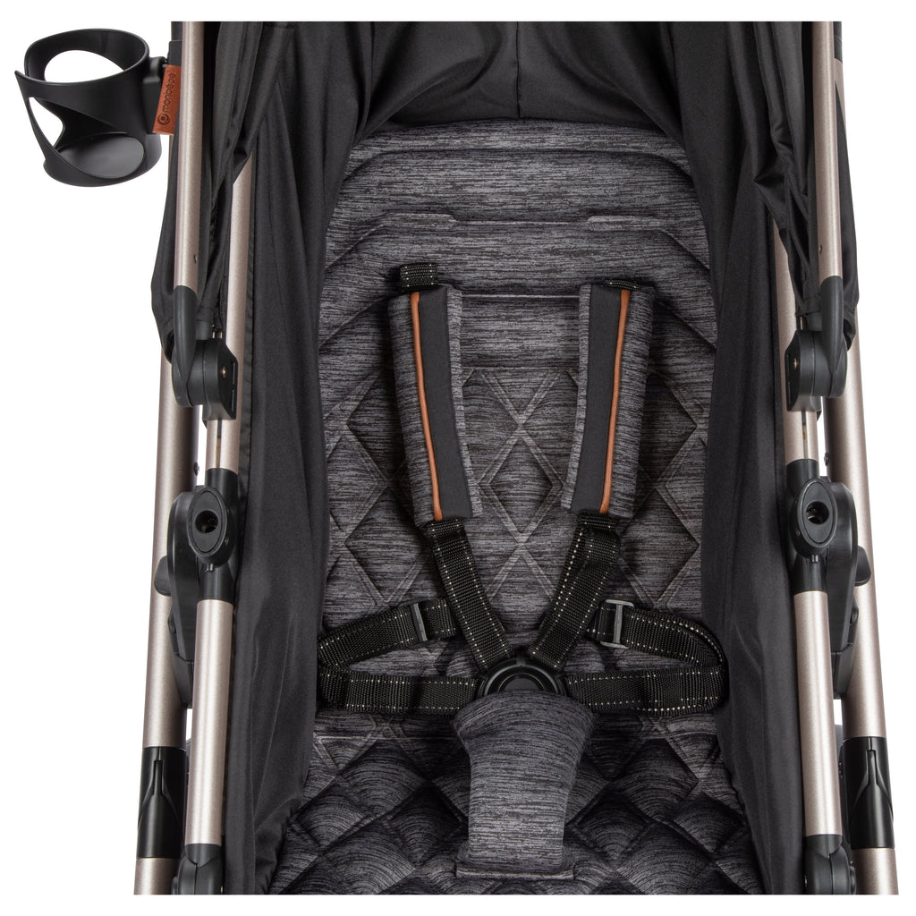 6-In-1 Modular Travel System, Black & Gold, Infant & Toddler, Unisex